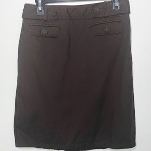 3/20 Sale! Ann Taylor Khaki Pocket Front Skirt